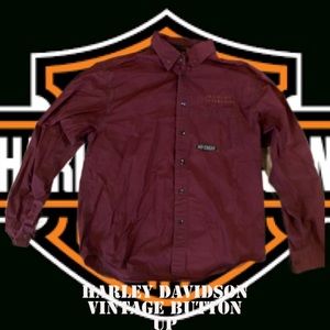 Harley Davidson button up